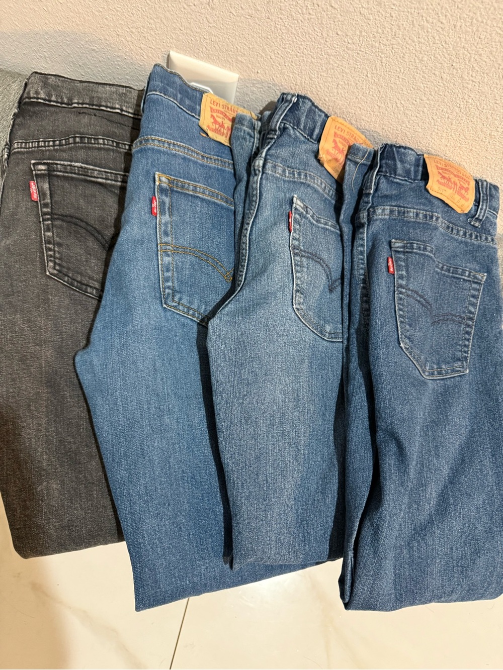 4 Pair Boys Levis